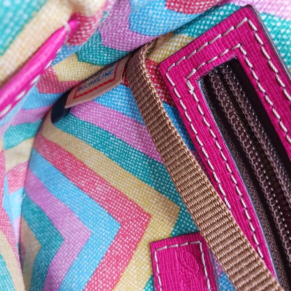 Dooney & Bourke Designer Teal Saddle Bag Flap Crossbody Purse Handbag - Picture 14 of 16